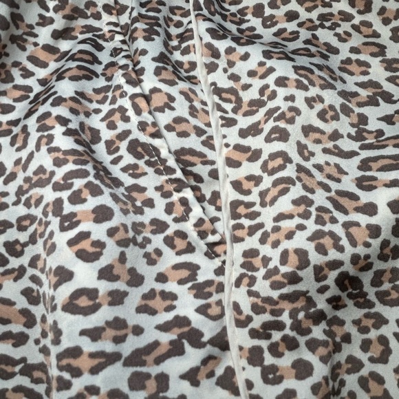 AERIE WOMENS LIGHT & AIRY ANIMAL PRINT 100% POLYESTER PANTS, SIZE XS/TP - Picture 7 of 10